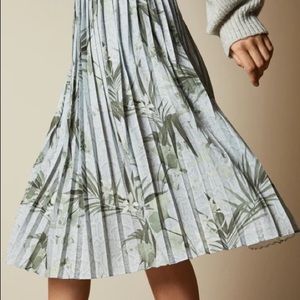 Ted Baker London | ESTIE Highland jersey pleated midi skirt